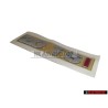 VW Original 2.0 TSI Hinten Schriftzug Emblem Logo Chrom Rot - 5N0853675C GQF