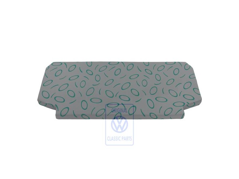 VW Original Polsterauflage Flanellgrau/Grün - 7D0864413C HQP