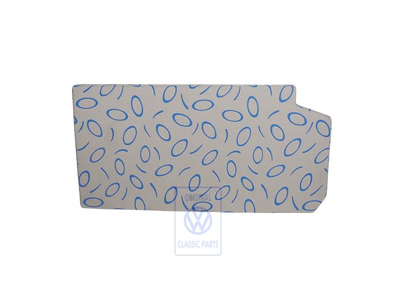 VW Original Polsterauflage Flanellgrau/Blau - 7D0864413F HQX