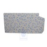 VW Original Polsterauflage Flanellgrau/Blau - 7D0864413F HQX