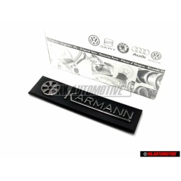 VW Original KARMANN Seitlich Emblem am Kotflügel für Golf 1 Cabrio - 155853901
