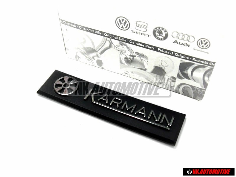 VW Original KARMANN Seitlich Emblem am Kotflügel für Golf 1 Cabrio - 155853901