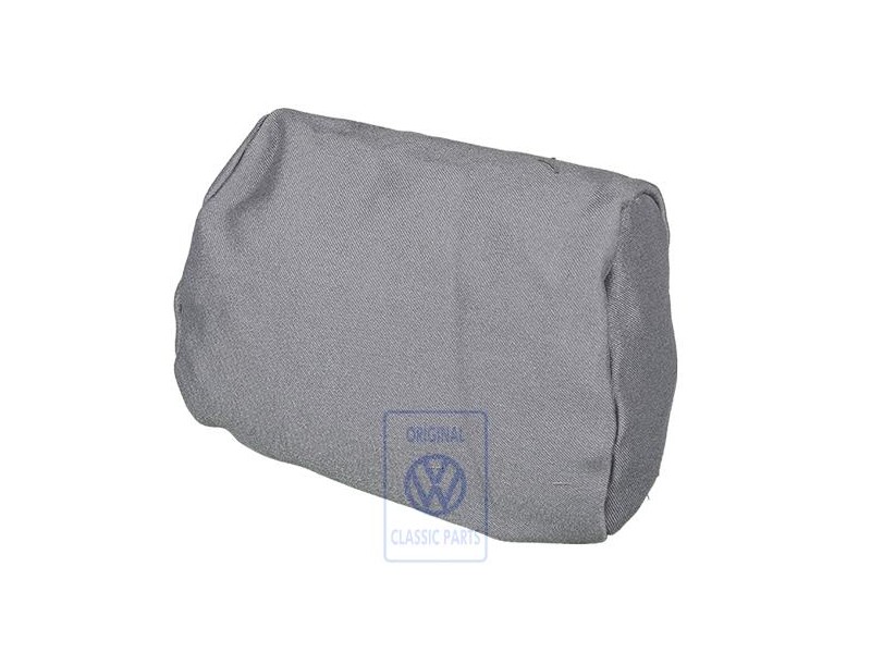 VW Original Kopfstützenbezug Stoff Flanellgrau - 7D0881921R 71B