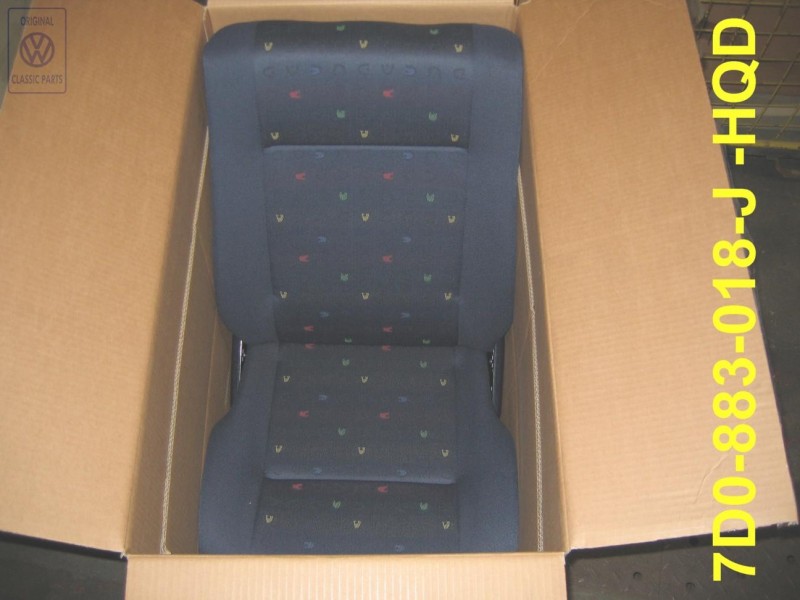 VW Original Sitz Komplett Mit Rückenlehne Lagune - 7D0883018J HQD
