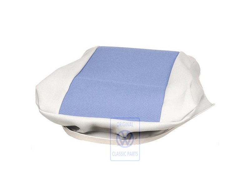 VW Original Sitzbezug Stoff Flanellgrau/Blau - 7D0883405R HRC