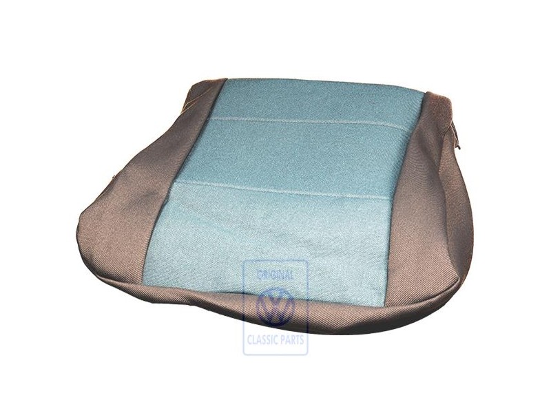 VW Original Sitzbezug Stoff Türkis/Flanellgrau - 7D0883405T MBP