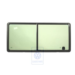 VW Original Schiebefenster Komplett Satinschwarz - 7D0847712P 01C