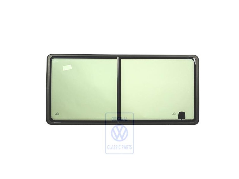 VW Original Schiebefenster Komplett Satinschwarz - 7D0847712P 01C