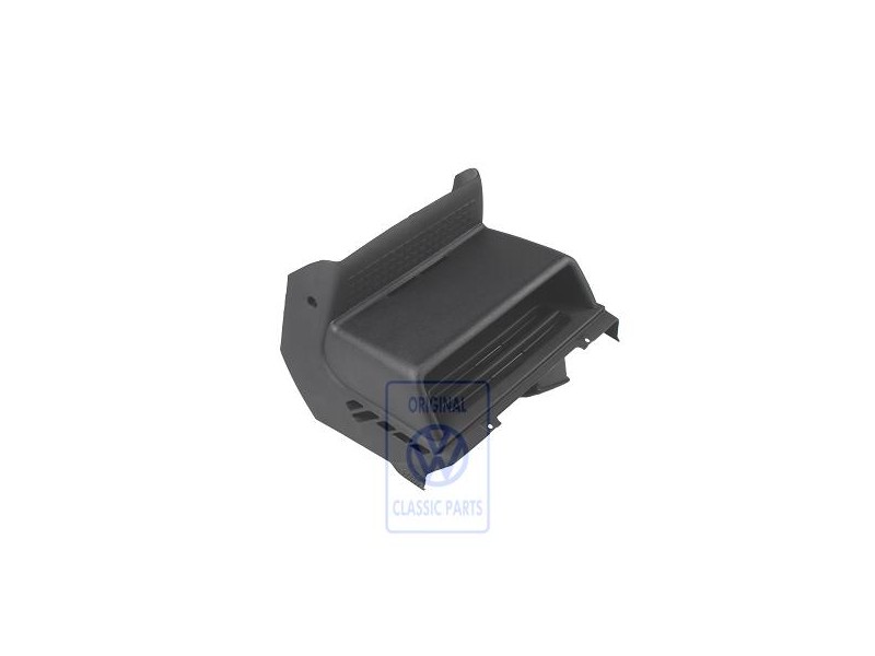 VW Original Fussraumausströmer Mit Ablagefach Satinschwarz - 7D1815141 01C