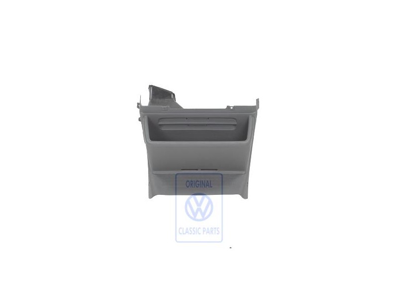 VW Original Fussraumausströmer Mit Ablagefach Mistral Grau - 7D1815141 E91