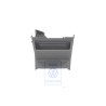 VW Original Fussraumausströmer Mit Ablagefach Mistral Grau - 7D1815141 E91
