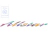 VW Original Folienschriftzug Grün/Orange - 7D0854431 DGZ