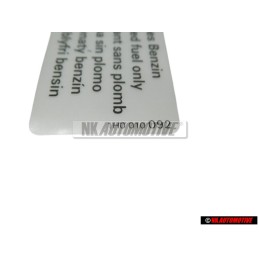 VW Original Kennschlid - 1H0010092