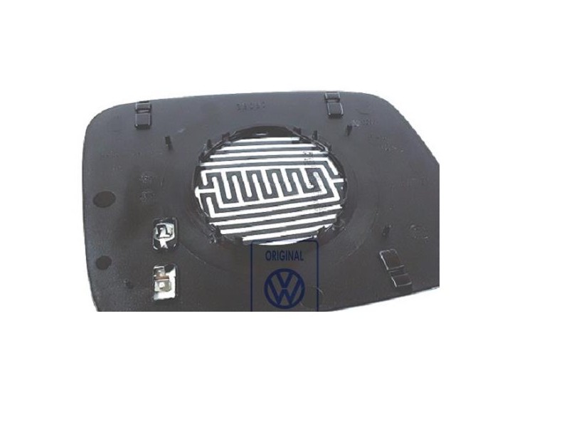 VW Original Spiegelglas Plan Mit Trägerplatte - 701857521A