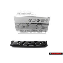 VW Original Schriftzug Satinschwarz/Chrom Spezial - 1H6853714A GX2