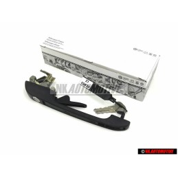 VW Original Türgriff Aussen, Schwarz - 155837206A
