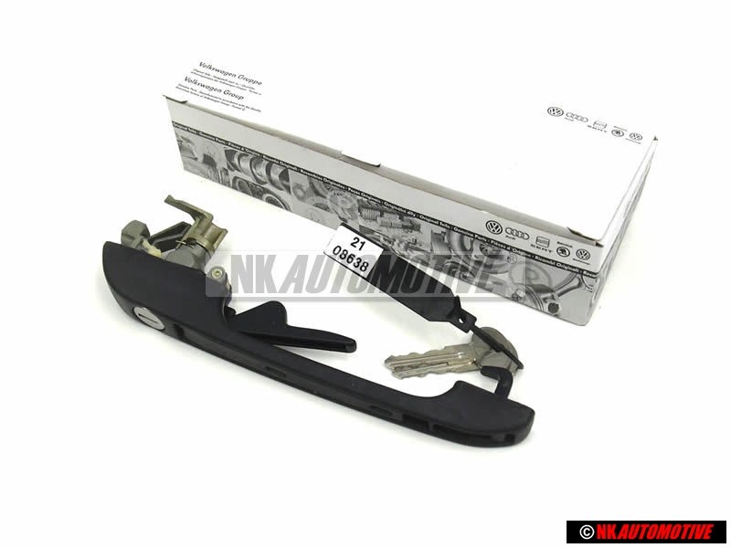 VW Original Türgriff Aussen, Schwarz - 155837206A