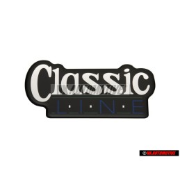 VW Original CLASSIC LINE Seite Schriftzug Emblem Logo - 155853687L BWV