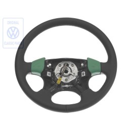 VW Original Lenkrad Leder Satinschwarz/Salsagreen - 1H0419091ADEBR