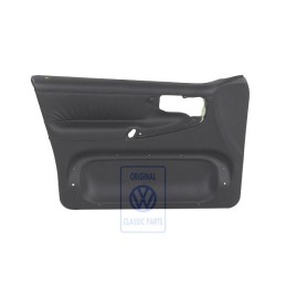 VW Original Türverkleidung Leder Schwarz/Schwarz - 6N4867011AAEGX