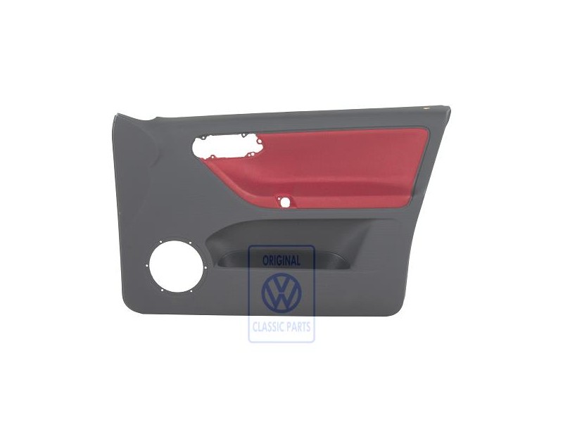 VW Original Türverkleidung Stoff Flashrot/Off-Black - 6N4867012CNHLX