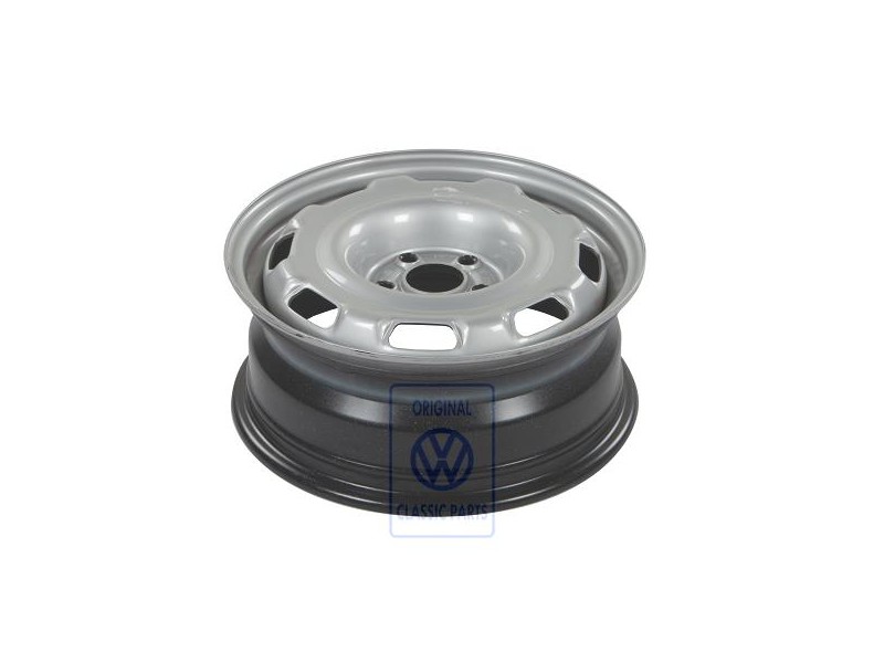VW Original Stahlfelge Chromfarben - 1H0601025K 091 VW Original Stahlfelge Chromfarben - 1H0601025K 091