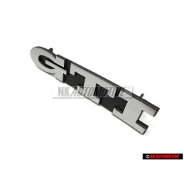 VW Original GTI Vorne Kühlergrill Emblem Schriftzug Chrom - 1H6853679E Z10