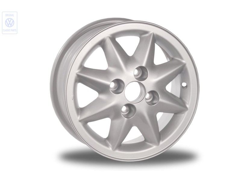 VW Original Aluminiumfelge Chromfarben - 6N0601025C 091