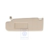 VW Original Sonnenblende Mit Spiegel Und Abdeckung Cream - 6N0857551F 2J6