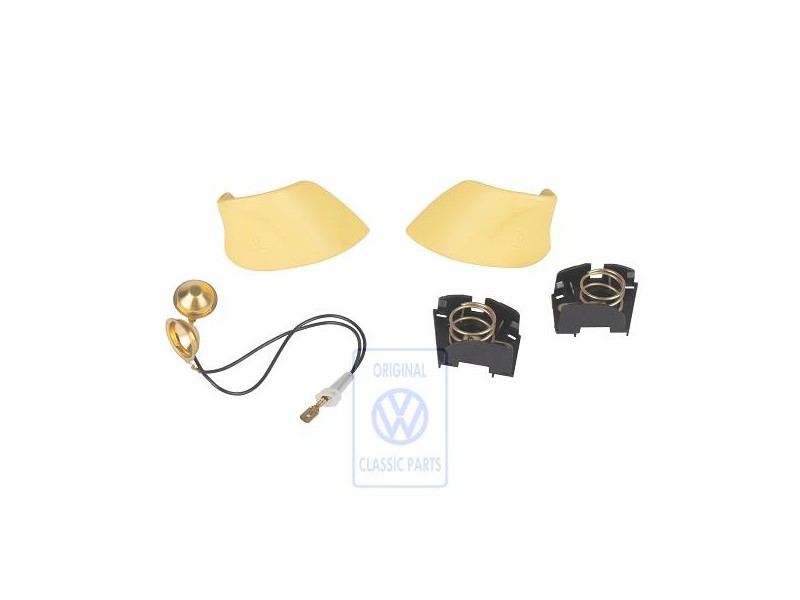 VW Original 1 Satz Signalhorntasten Yellow - 3A0419097 U46