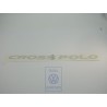 VW Original Folienschriftzug Silber - 6Q0853424 1W4