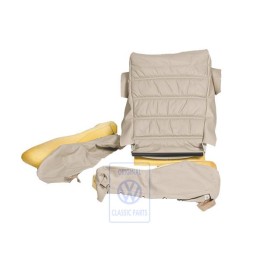 VW Original Sitzbezug (Leder/Kunstleder) Hellbeige - 535881370C AUM