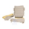 VW Original Sitzbezug (Leder/Kunstleder) Hellbeige - 535881370C AUM
