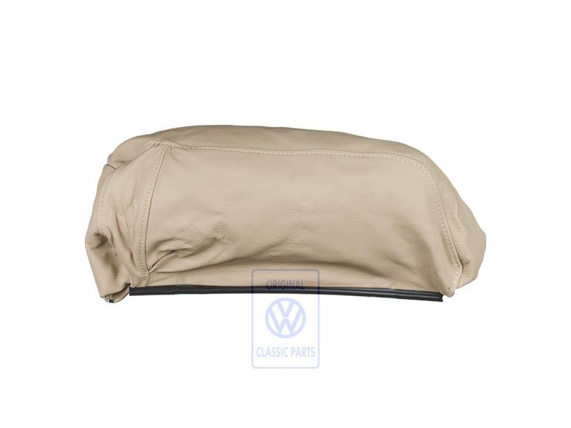 VW Original Armlehnenbezug (Leder) Hellbeige - 535885851A Q08