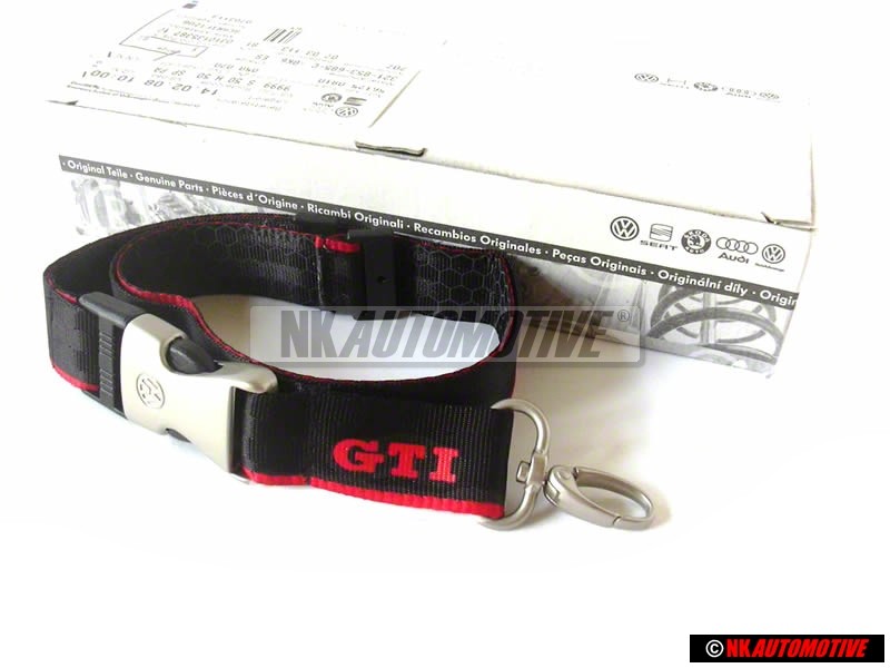 VW Original Schlüsselband Schwarz - 000087610R FWC