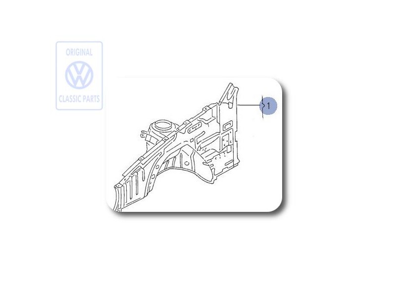 VW Original Radhaus - 535809101E