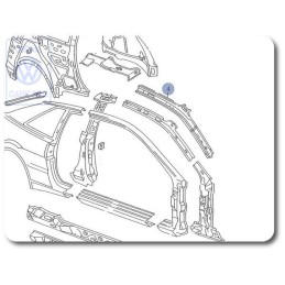VW Original Seitenteil Innen - 535809428