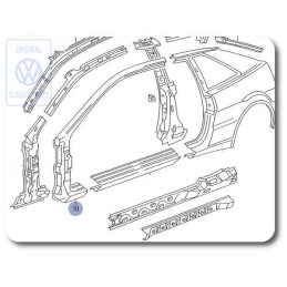 VW Original Abschnittsteil - Säule A - 535809839A