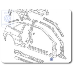 VW Original Abschnittsteil - Säule A - 535809840A