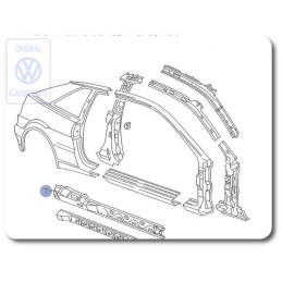 VW Original Verstärkung Für Unterholm - 535810622