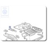 VW Original Anschlussblech - 535813222A