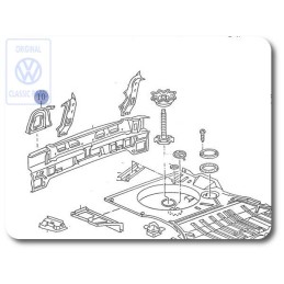 VW Original Aufnahme Für Schlussleuchte - 535813328