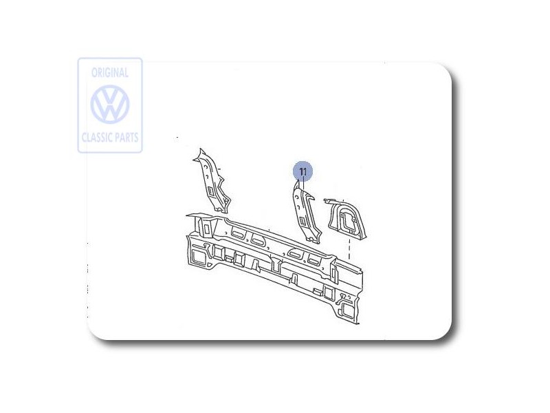 VW Original Verstärkung Für Schluss- Leuchtenausschnitt - 535813341