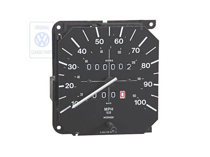VW Original Geschwindigkeitsmesser Mit Tagesmeilenzähler - 861957023G