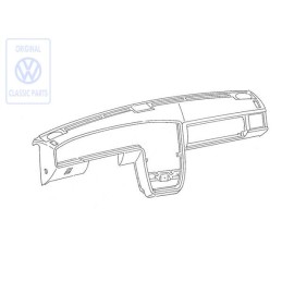 VW Original Schalttafel Schwarz - 535857003H 4FB