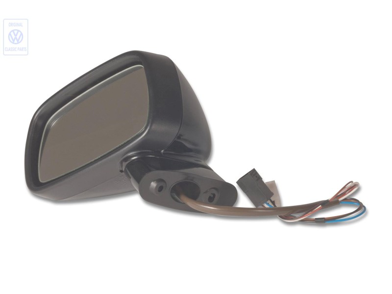 VW Original Aussenspiegel (Plan) Elektrisch Verstellbar Schwarz - 535857501A QV1