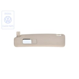 VW Original Sonnenblende Mit Spiegel Und Abdeckung Hellbeige - 535857551 8YJ