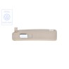 VW Original Sonnenblende Mit Spiegel Und Abdeckung Hellbeige - 535857551 8YJ
