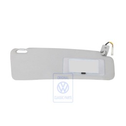 VW Original Sonnenblende Mit Beleuchtetem Spiegel Grau - 535857552 A77