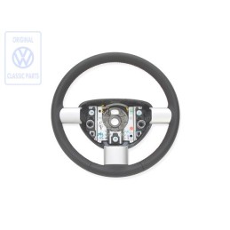 VW Original Lenkrad Leder Schwarz/Orange - 1C0419091BBNHL